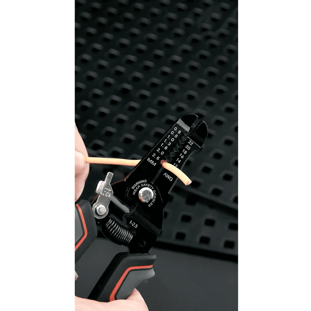 Инструмент для снятия изоляции Deli RS EDL2667, 180 мм, 0.6 - 2.6 мм - 7