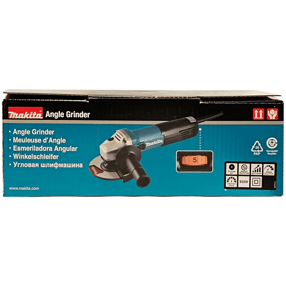 Шлифмашина угловая MAKITA GA5100, 850 Вт, 125 мм - 3