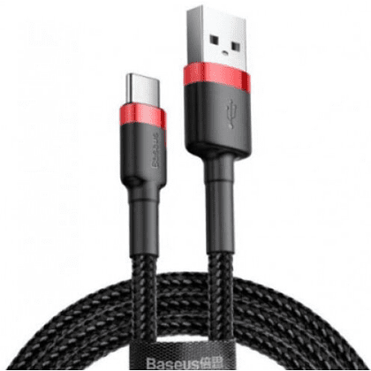 Кабель Baseus "CATKLF-B91", 1 м, черный, красный