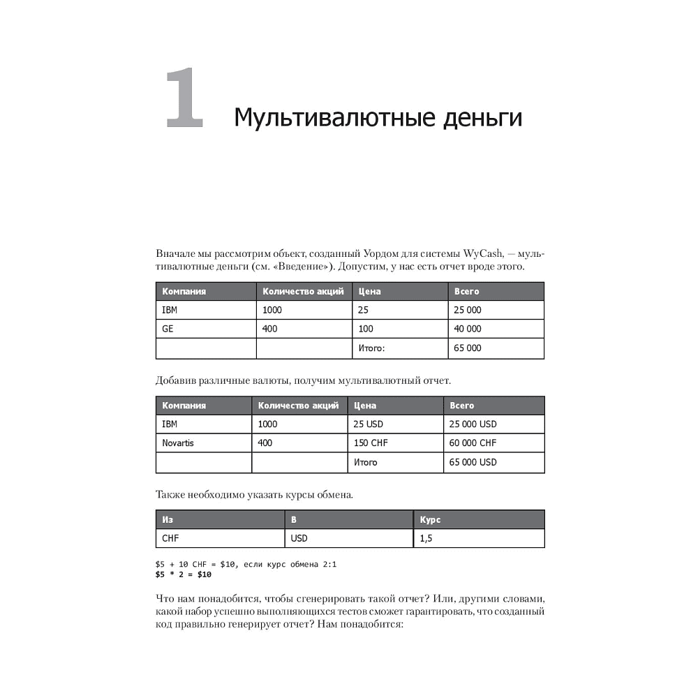 Книга "Экстремальное программирование: разработка через тестирование", Кент Бек - 7