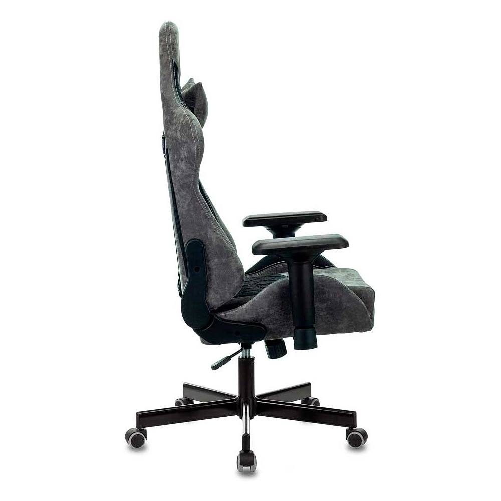 Кресло игровое Бюрократ "VIKING 7 KNIGHT", металл, ткань, черный - 3