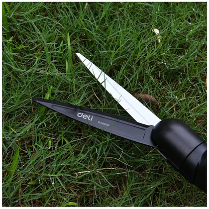 Ножницы газонные поворотные Deli GS EDL580351, пружина, тефлон, 340 мм., черный, зеленый - 15