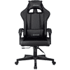 Кресло игровое Zombie GAME TETRA, экокожа, пластик, черный, карбон - 2
