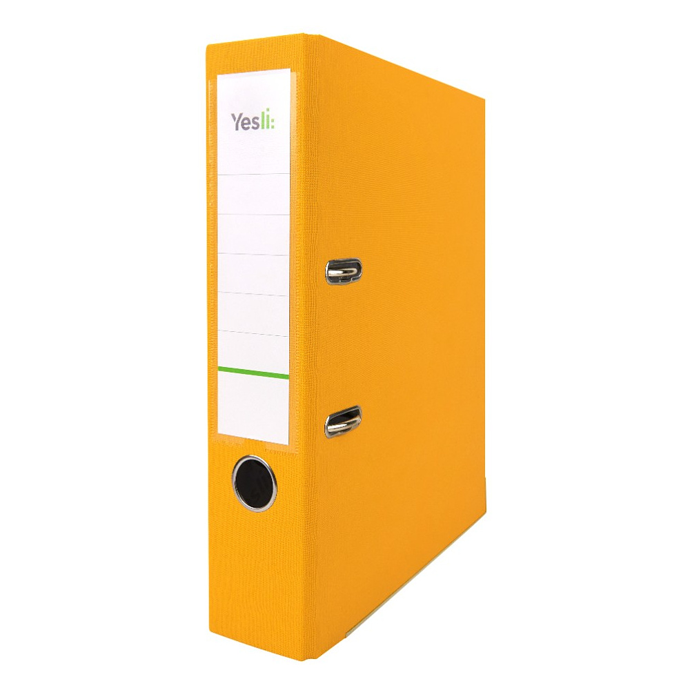 Папка-регистратор "Yesli:", А4, 75 мм, ПВХ Эко, желтый