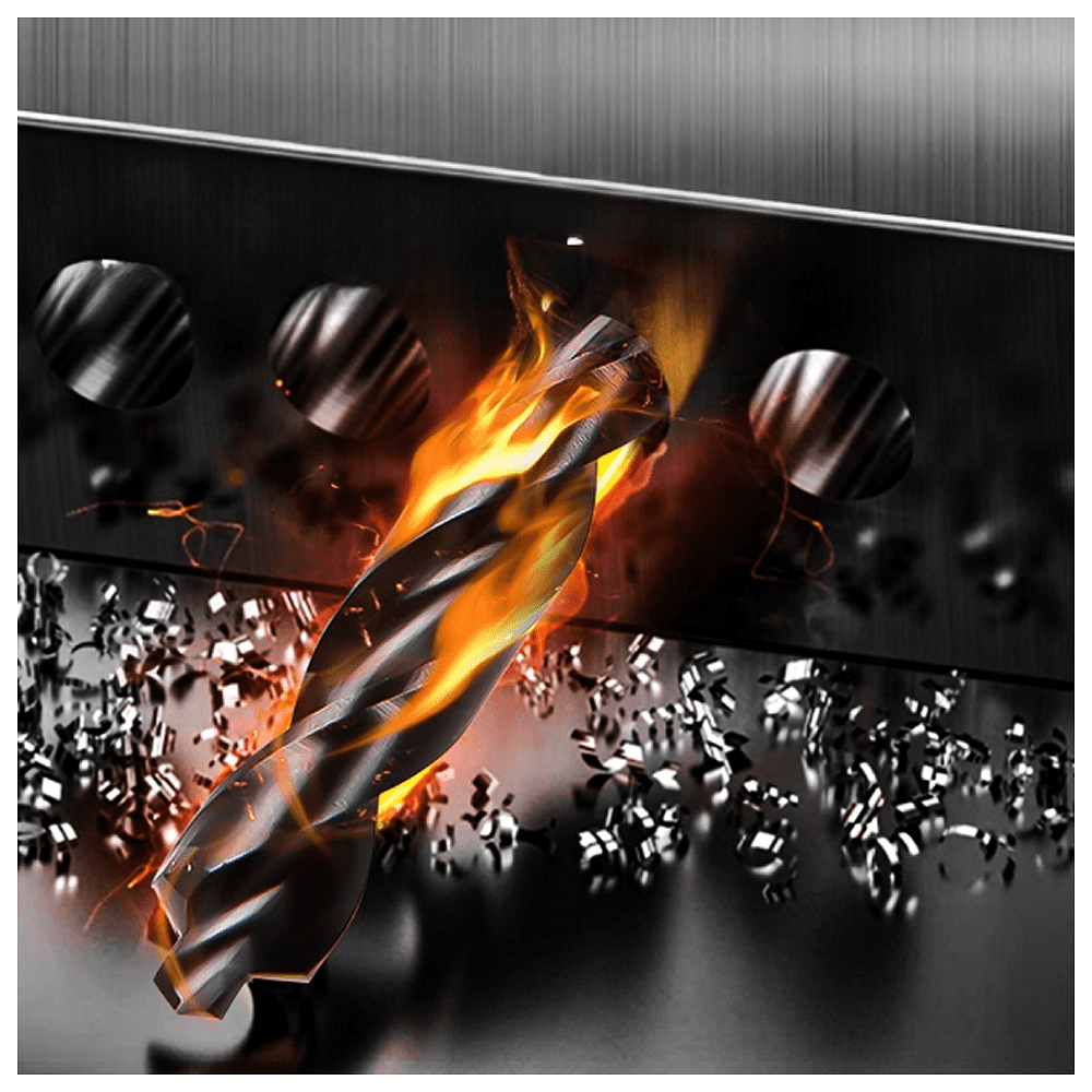 Сверло по металлу Deli RS EDH-MHZ050-E4, 5.0 мм, DIN 338, HSS-TiN - 6