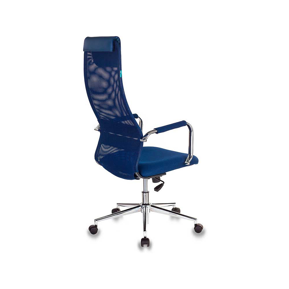 Кресло для руководителя "Бюрократ KB-9/DG", ткань, металл, синий - 4
