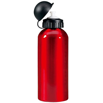 Бутылка для воды "Charlotte", металл, 600 мл, красный