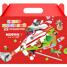 Набор школьно-письменных принадлежностей "Kores", 25 предметов