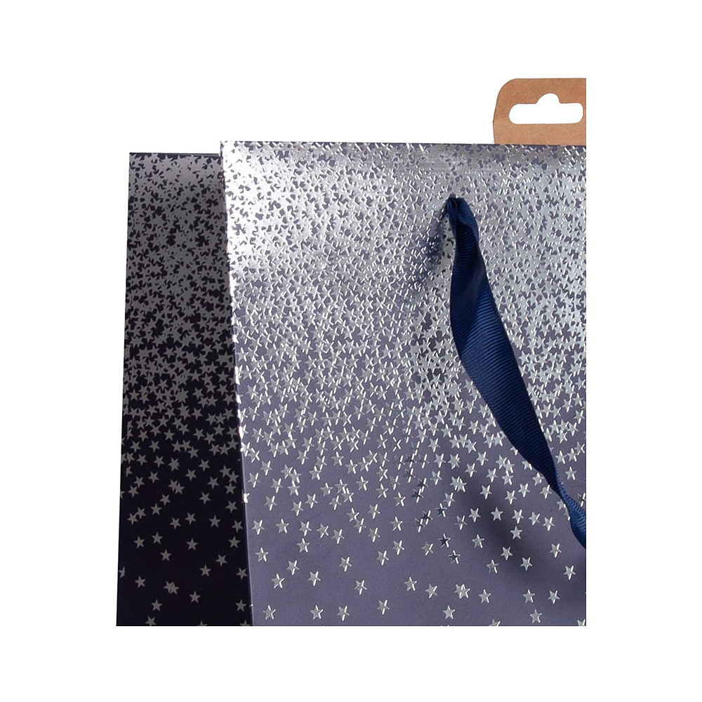 Пакет бумажный подарочный "Navy ombre", 12.7x9x35.5 см, разноцветный - 5
