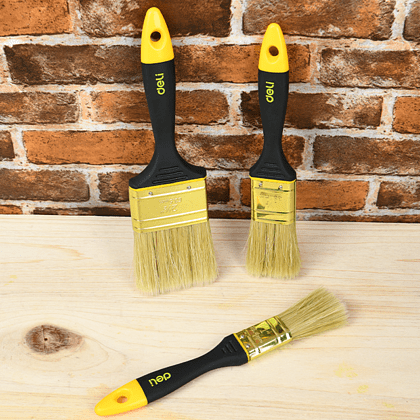 Кисть малярная Deli YS EDL509146, плоская, 4"-100 мм, смешанная щетина - 3