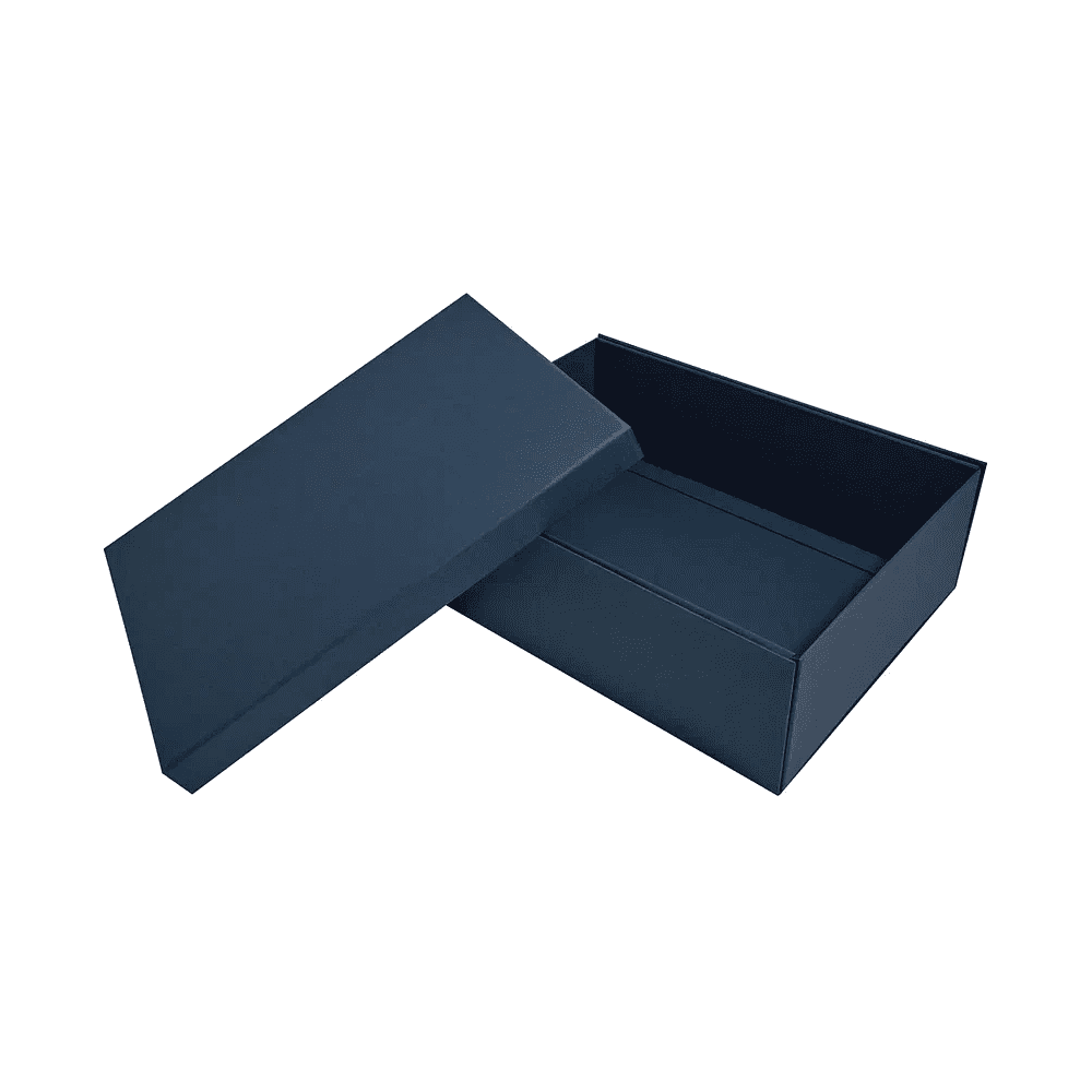 Коробка подарочная картонная, 223х308х95 мм, синий - 4
