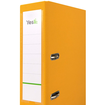 Папка-регистратор "Yesli:", А4, 75 мм, ПВХ Эко, желтый - 2