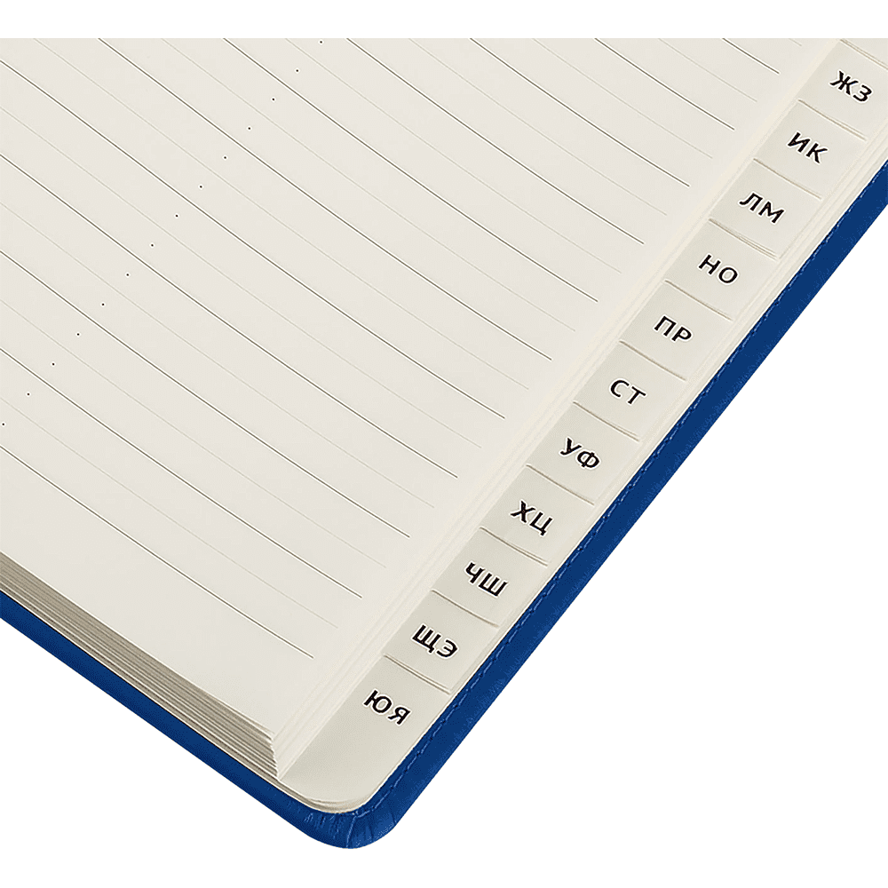 Книга алфавитная "Winner. Bright blue", А5, 135х205 мм, 80 листов, синий - 2