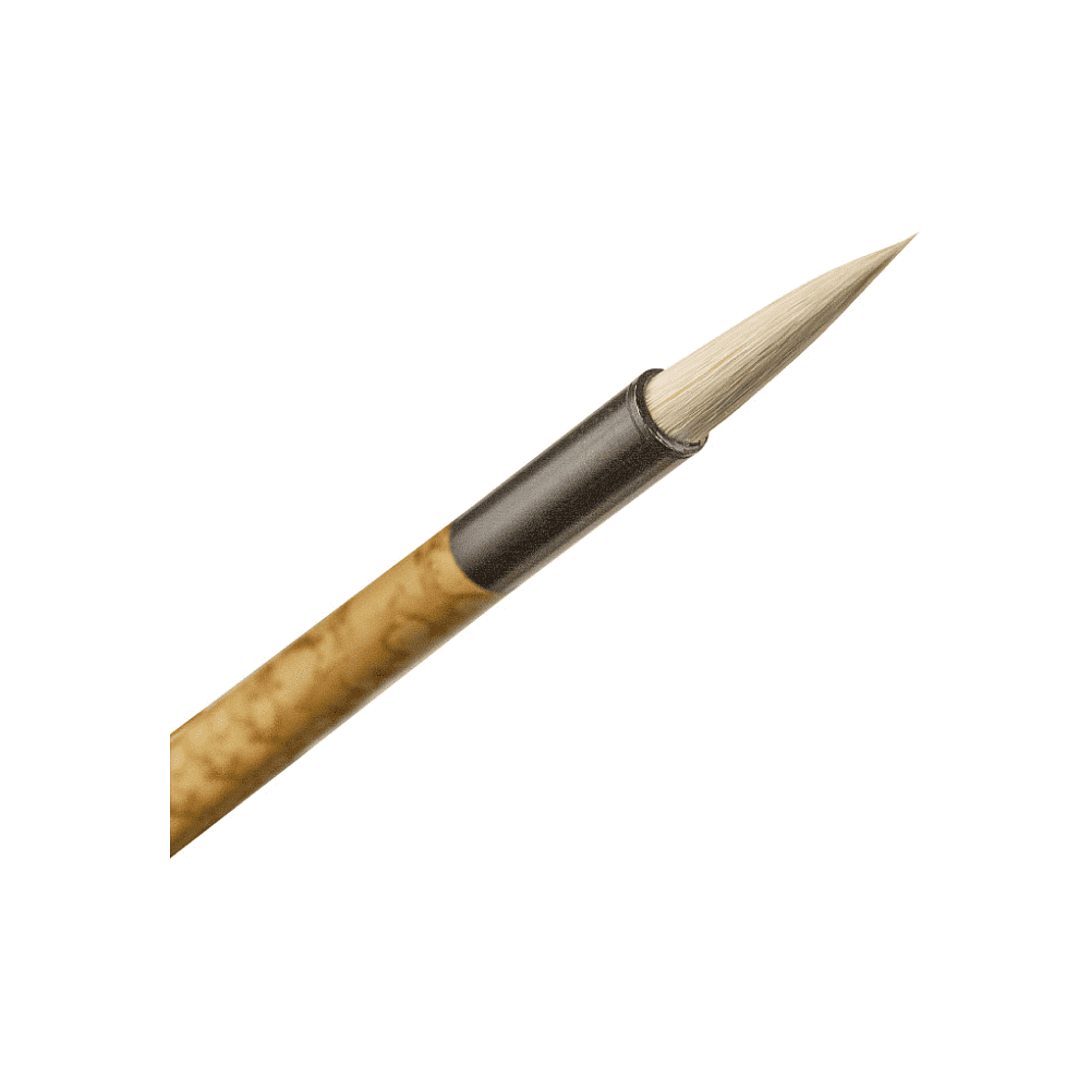 Кисть "Pinax" для каллиграфии, коза, синтетика, круглая, №4 - 2