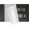 Скетчбук для пастели "GrafArt" с калькой, 270 г/м2, А4, 20 листов, черный - 3