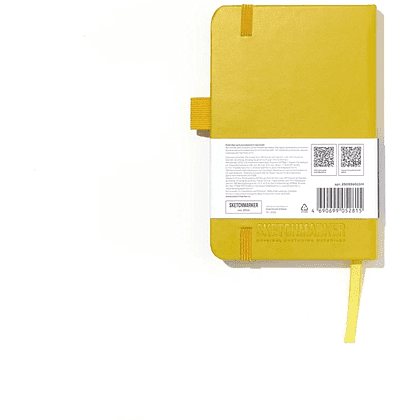 Скетчбук "Sketchmarker", 9х14 см, 140 г/м2, 80 листов, горчичный - 2