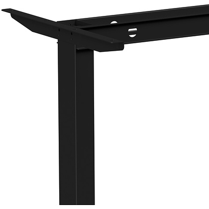Стол с электроприводом WellDesk Basic 1300x675х18 черный/дуб бардолино натуральный(9191456+9072452) - 4