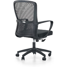 Кресло компьютерное SitZone U-069B, сетка, ткань, пластик, черный, 2 шт/упак