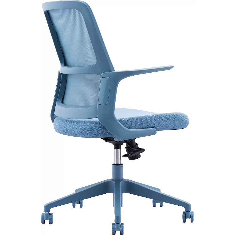 Кресло для персонала EVERPROF Elf, сетка, синий - 4