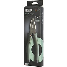 Плоскогубцы Deli HS EHT2007L, 180 мм, Soft Touch, зеленый