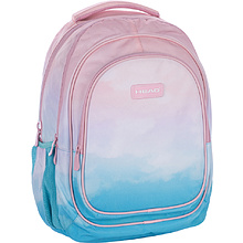 Рюкзак молодежный "Head ombre clouds", розовый, голубой