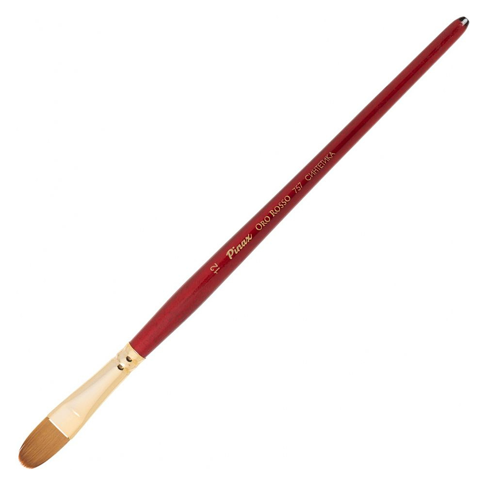 Кисть для рисования "Pinax ORO ROSSO", синтетика, плоскоовальная, №12