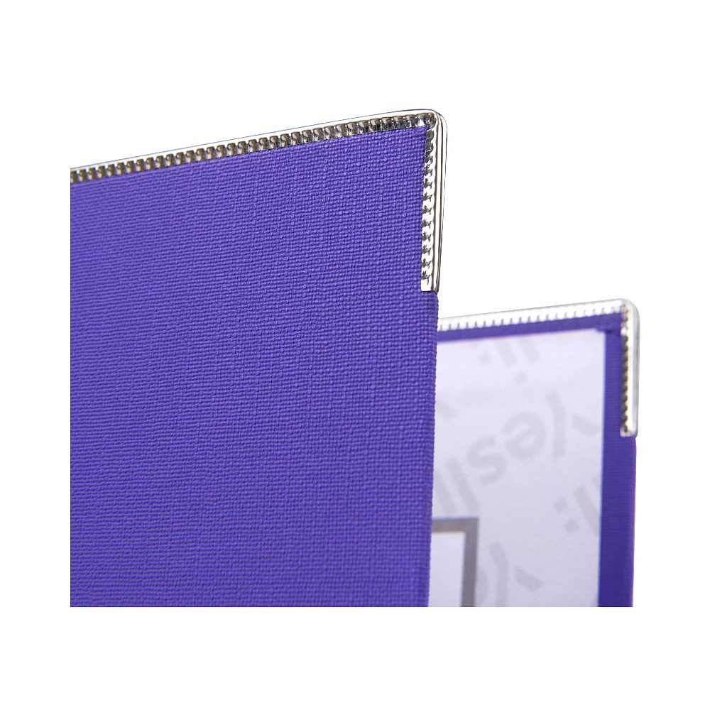 Папка-регистратор "Yesli:", А4, 75 мм, ПВХ Эко, фиолетовый - 3