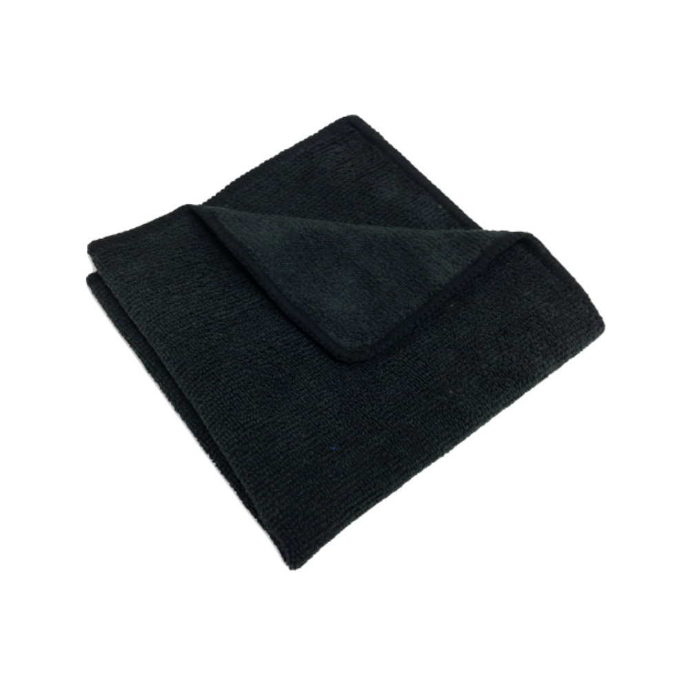 Салфетка из микроволокна, 190 г/м2, 30х30см, черный, 3 шт/упак