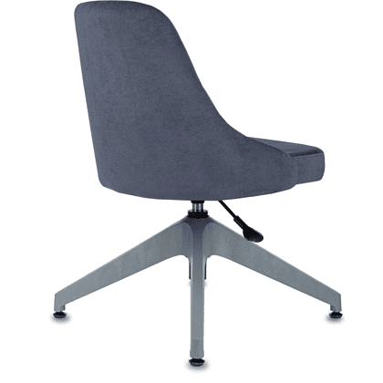 Кресло "Бюрократ CH-340GLZ", ткань, синий, каркас пластик, корпус серый - 3