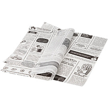 Бумага оберточная Газета, 30,5х30,5 см, парафинированная, 500 листов