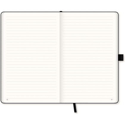 Блокнот "Black laser red", А5, 96 листов, черный, срез красный - 3