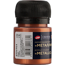 Краска акриловая металлик "Декола", 964 медь, 20 мл., банка