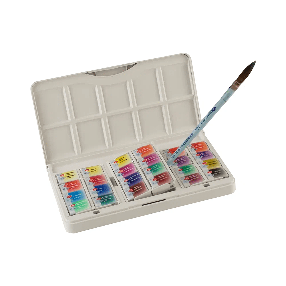 Краски акварельные "Белые ночи новейшая история", 24 цвета, кюветы - 7