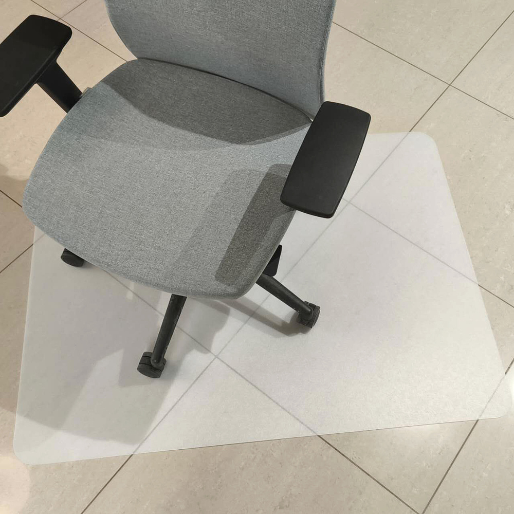 Коврик напольный защитный под кресло 1200x900x2 мм, матовый (полипропилен)