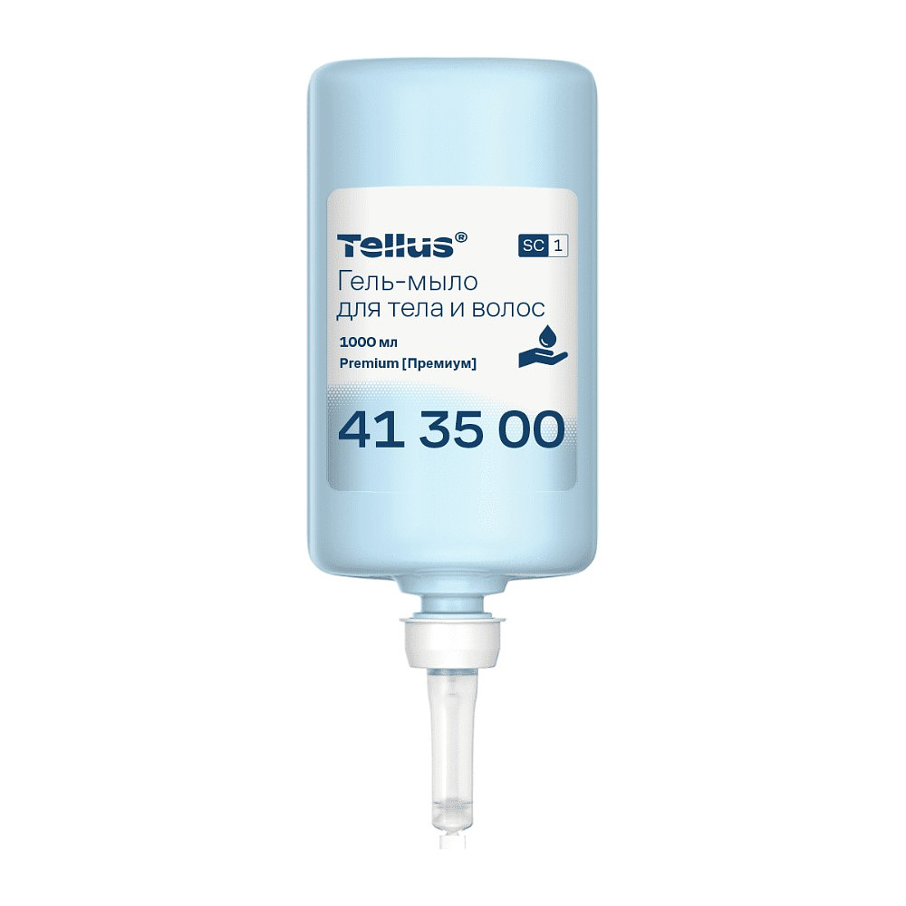Мыло-гель Tellus Премиум для тела и волос 1 л, SC1 - 5