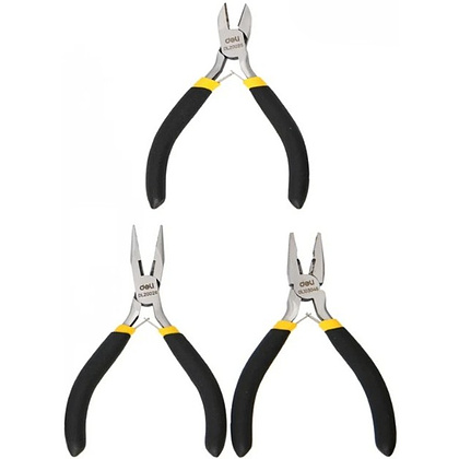 Набор мини-плоскогубцев Deli YS EDL103205-3, 3 шт
