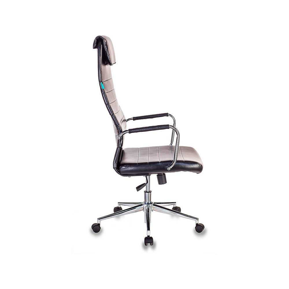 Кресло для руководителя "Бюрократ KB-9/ECO", кожзам, металл, черный - 3
