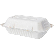 Ланч-бокс 230x158x79 мм, 1 секция, 100 шт/упак, сахарный тростник