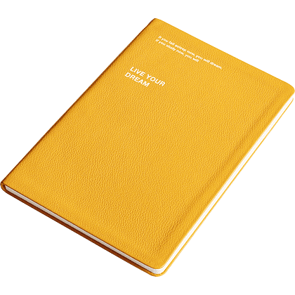 Ежедневник недатированный InFolio "Dream", А5, 192 страницы, желтый - 2