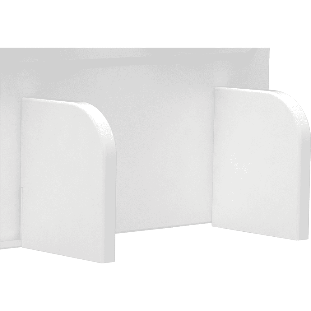 Полка Ergosmart Wooden Space, 1150х382 мм, с подставкой для книг - 5