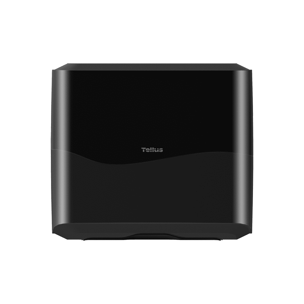Диспенсер Tellus для полотенец листовых, мини, черный, HT3