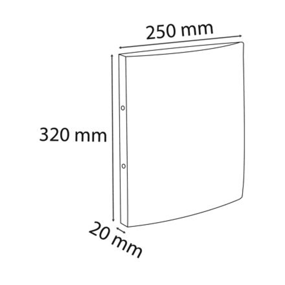 Папка на кольцах "Exacompta", картон, 20 мм, А4, зеленый - 4