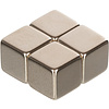 Кнопки магнитные "Куб", 10x10 мм, 4 шт., для досок, серебристый - 2