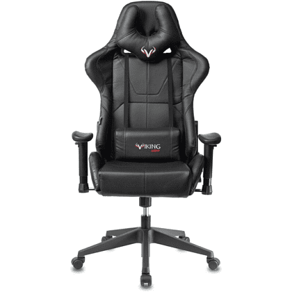 Кресло игровое Бюрократ Zombie VIKING 5 AERO Black Edition экокожа, черный