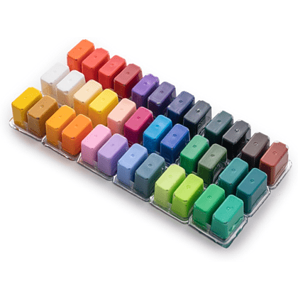 Гуашь "Himi", 36 цветов, 12 мл, футляр - 9