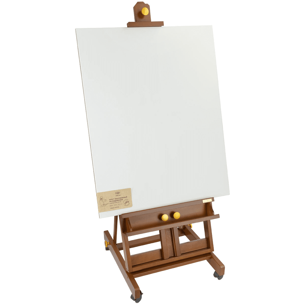 Мольберт-станок "Старый мастер", красный бук, 230 см, холст до 194 см - 3