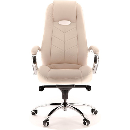 Кресло для руководителя EVERPROF "DRIFT PU", экокожа, кремовый - 3