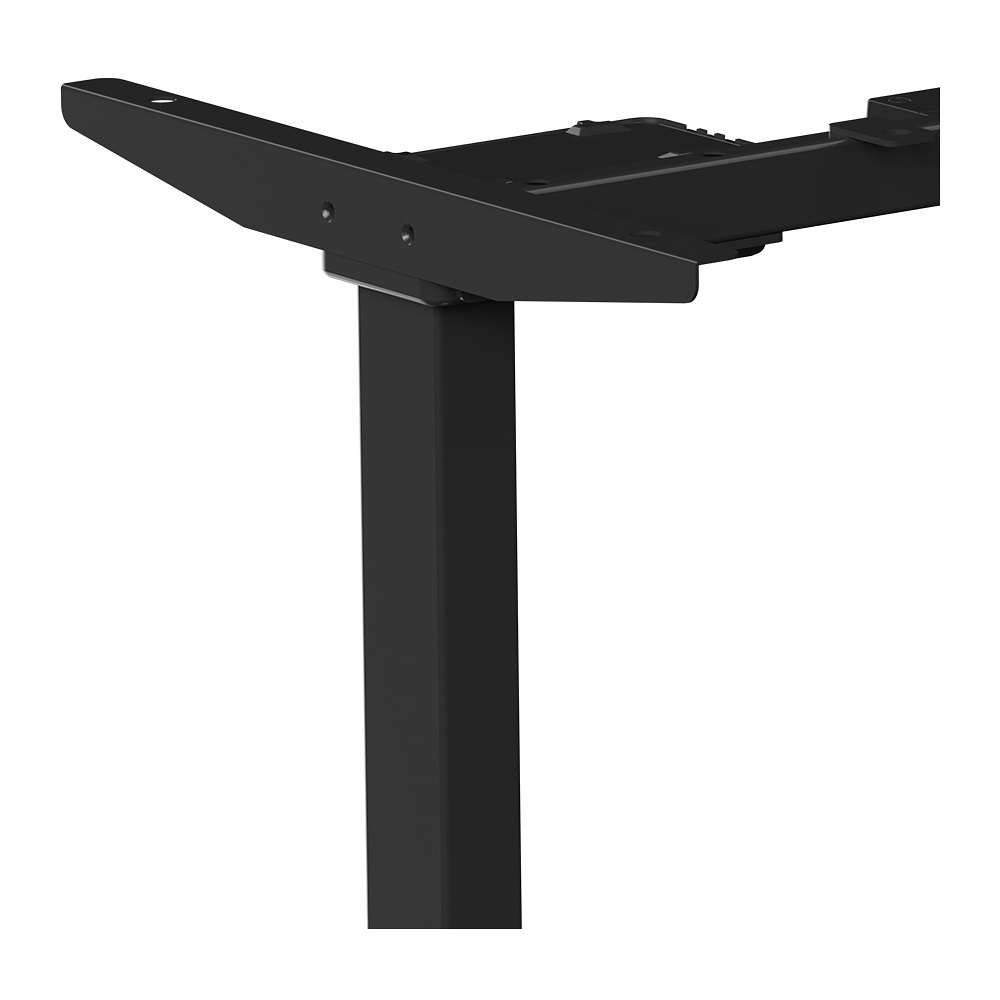 Стол с электроприводом WellDesk Prime 1300x675х18 черный/дуб термо черно-коричневый (9191461+9178193) - 7