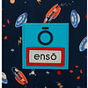 Рюкзак школьный Enso "Outer space" L, синий, черный - 7