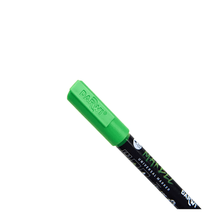 Маркер акриловый "Darwi.Marbel" 611, луговой зеленый - 3